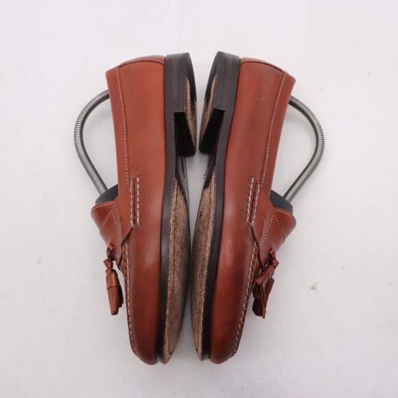 Cole Haan Brown Leather Tassel Loafers Men’s 8 EEE Classic Dress Shoes C02995 main image 8